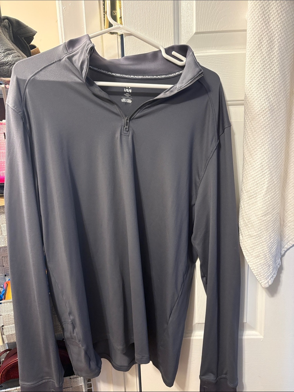 Under Armour Dark Gray Quarter-Zip Performance Pullover